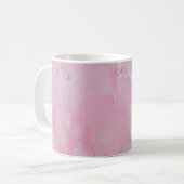 Mug Papier peint abstrait rose (Devant gauche)