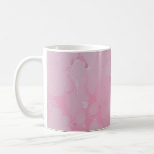 Mug Papier peint abstrait rose (Gauche)