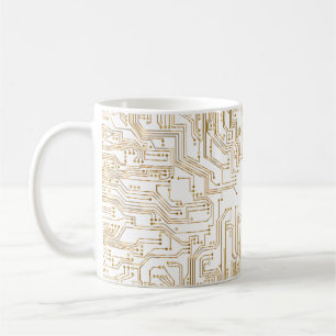 Mug Papier peint arrière - plan de carte de circuit
