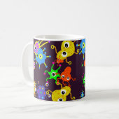 Mug Papier peint de bactéries (Devant gauche)