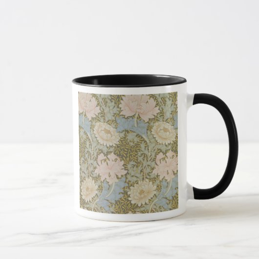 Mug Papier peint de "chrysanthème", 1876 (papier (Droite)
