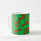Mug Papier peint de homard (Devant gauche)