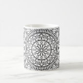 Mug Papier peint de la Rosette mandala (Centre)