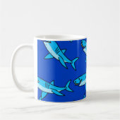 Mug Papier peint de requin (Gauche)