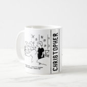 Mug Papier peint et dessin décoratif (Devant gauche)