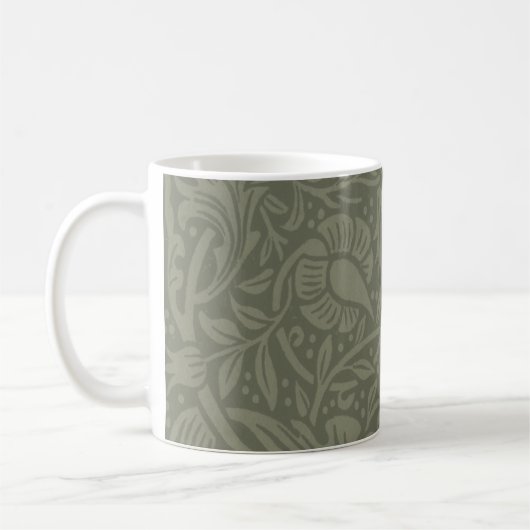 Mug Papier peint floral Narcisse de William Morris (Gauche)