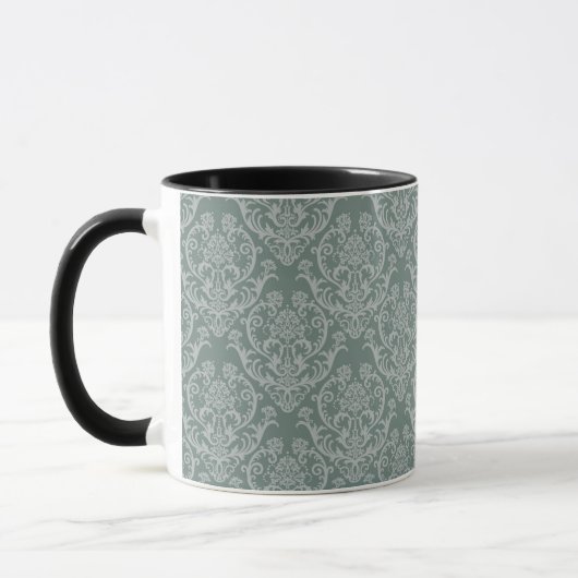 Mug Papier peint floral vert (Gauche)
