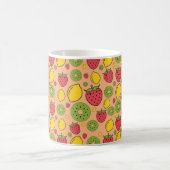 Mug Papier peint fraise, citron et kiwi (Centre)