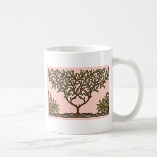 Mug Papier peint frise d'arbre de William Morris (Droite)