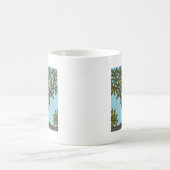 Mug Papier peint frise d'arbre de William Morris (Centre)
