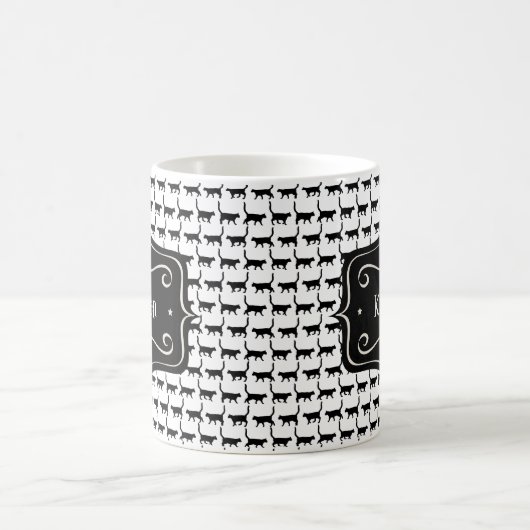 Mug Papier peint noir | Modifier le nom | Modifier la (Centre)