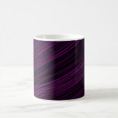 Mug Papier peint numérique violet et blanc (Centre)