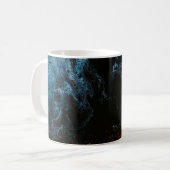 Mug Papier peint rouge et bleu (Devant gauche)