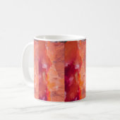 Mug Papier peint rouge-orange Waves (Devant gauche)