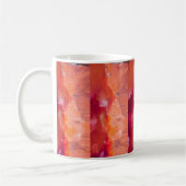 Mug Papier peint rouge-orange Waves (Gauche)