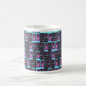 Mug papier peint techno fractal (Centre)