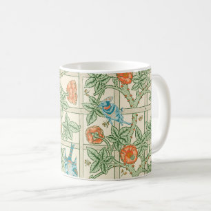 Mug Papier peint victorien en treillis de William Morr
