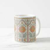 Mug Papier peint zen floral japonais de style chinoise (Devant droit)