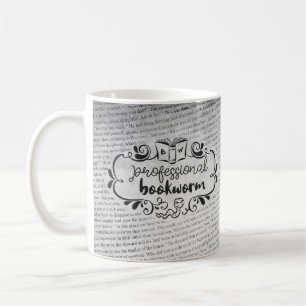 Mug Papier professionnel de rat de bibliothèque