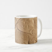 Mug Papier Recyclé : Texture écologique. (Devant droit)