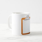 Mug Papier Sur Un Porte - bloc (Devant gauche)