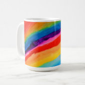 Mug Papier Tissu Rainbow Art (Devant gauche)
