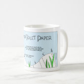 Mug Papier toilette de la fourrure (Devant droit)