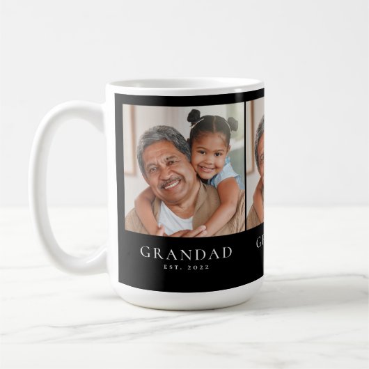 Mug Papiérama Papy Fait 3 Photo Noir (Gauche)