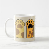 Mug Papiers de chat colorés (Gauche)