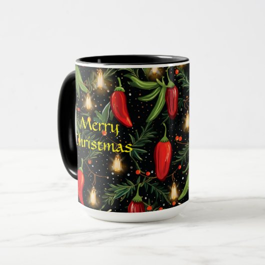 Mug Papiers de Noël (Devant gauche)