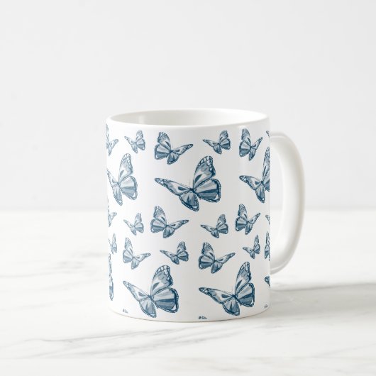 Mug Papillon (Devant droit)