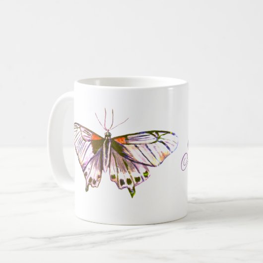 Mug Papillon (Devant gauche)