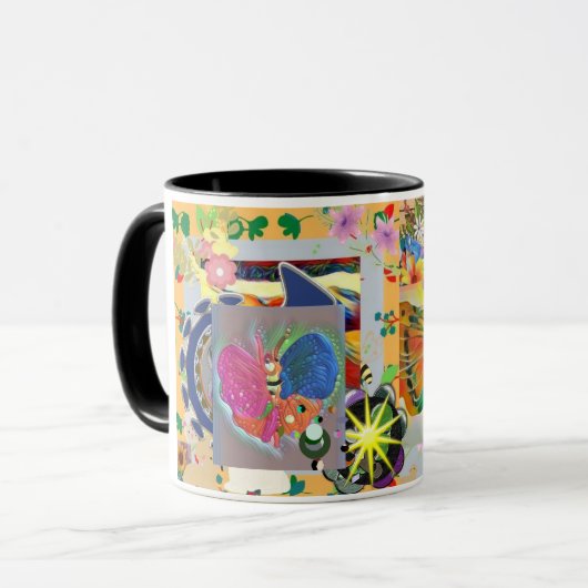 Mug Papillon (Devant gauche)