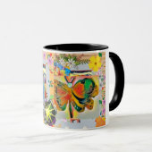 Mug Papillon (Devant droit)