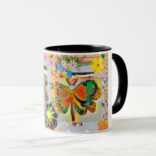 Mug Papillon (Devant droit)