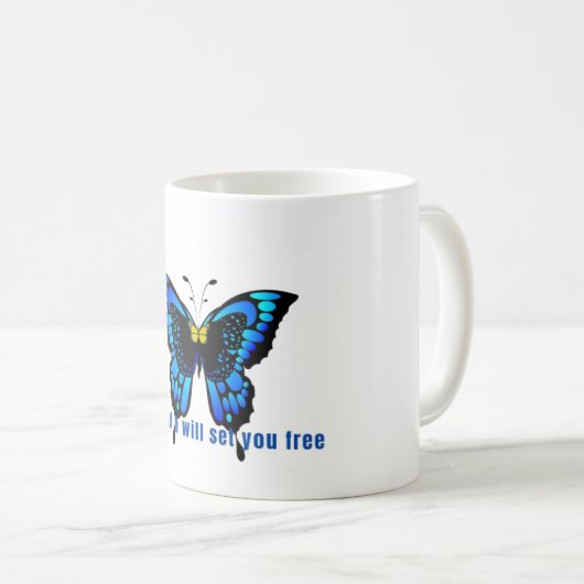 Mug Papillon (Devant droit)