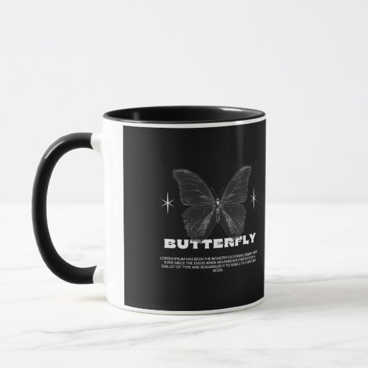 Mug papillon (Gauche)