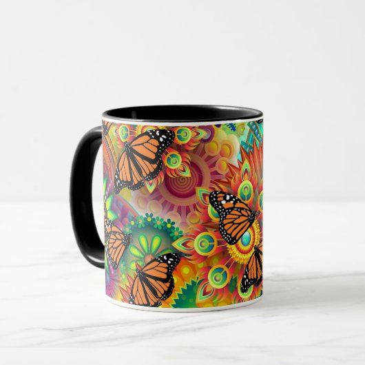 Mug Papillon (Devant gauche)