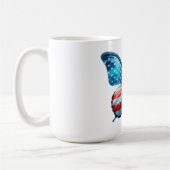 Mug papillon 4 juillet patriotique américain (Gauche)