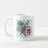 Mug Papillon 4e anniversaire Tshirts et cadeaux (Gauche)