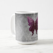 Mug Papillon à bijoux Magenta (Devant gauche)
