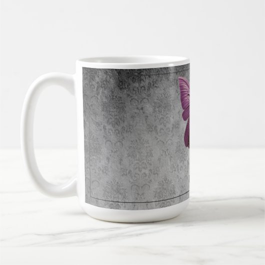 Mug Papillon à bijoux Magenta (Gauche)