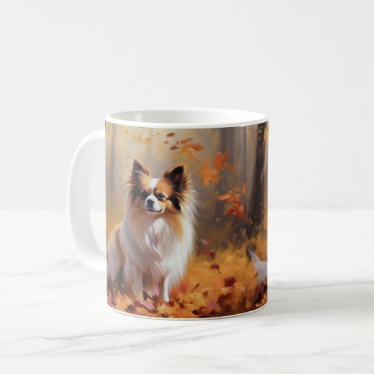 Mug Papillon à l'automne Feuilles automne Inspiration (Devant gauche)