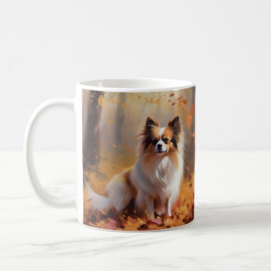 Mug Papillon à l'automne Feuilles automne Inspiration (Gauche)
