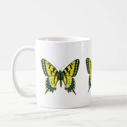 Mug Papillon à queue épaisse de tigre (Gauche)