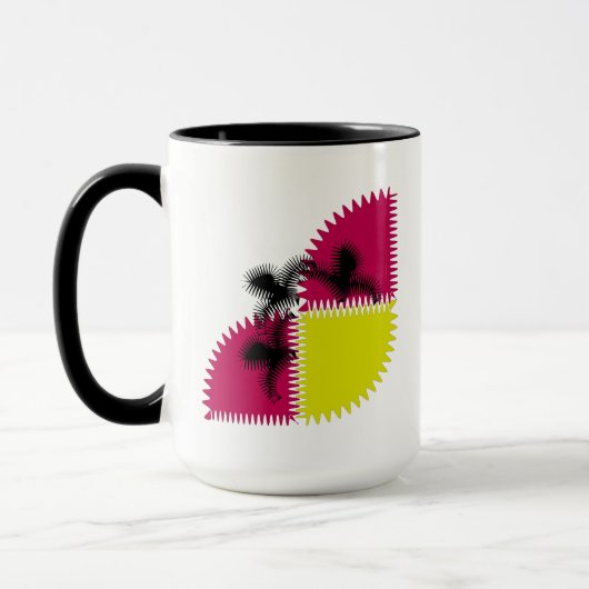 Mug Papillon Abstrait coloré (Gauche)