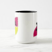 Mug Papillon Abstrait coloré (Centre)