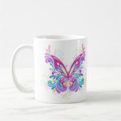 Mug Papillon abstrait coloré (Gauche)