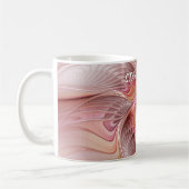 Mug Papillon Abstrait Coloré Fantaisie Art Fractal (Gauche)