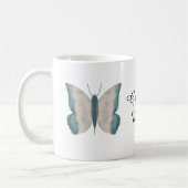 Mug Papillon Abstrait et Photo (Gauche)